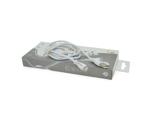 Кабель Lenyes LC901, USB-Lighting, 2.4A, White, довжина 1м, BOX