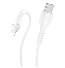 Кабель HOCO X37, Type-C-Lighting, 2.4A, White, довжина 1м, BOX