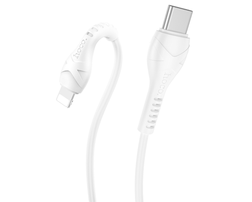 Кабель HOCO X37, Type-C-Lighting, 2.4A, White, довжина 1м, BOX Кабель HOCO X37, Type-C-Lighting, 2.4A, White, довжина 1м, BOX