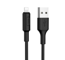 Кабель Hoco X25 Soarer, Lightning-USB, Black, довжина 1м, BOX