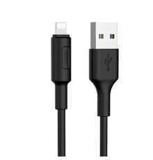 Кабель Hoco X25 Soarer, Lightning-USB, Black, довжина 1м, BOX