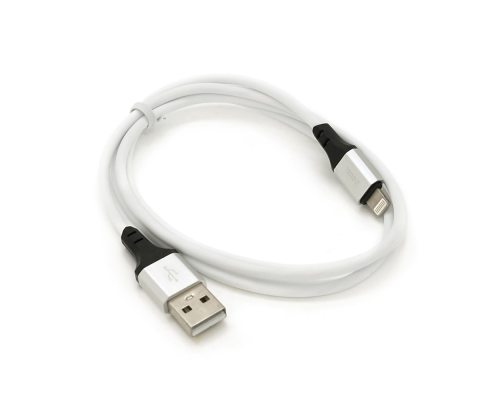 Кабель Hoco X86, Lightning-USB, 2.4A, довжина 1м, White, BOX Кабель Hoco X86, Lightning-USB, 2.4A, довжина 1м, White, BOX