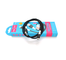 Кабель Hoco X82 silicone, Micro-USB, 2.4A, Black, довжина 1м, BOX