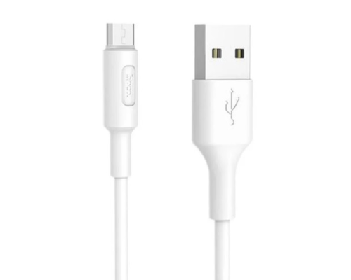 Кабель Hoco X25 Soarer, Micro-USB, 1A, White, довжина 1,2 м, BOX