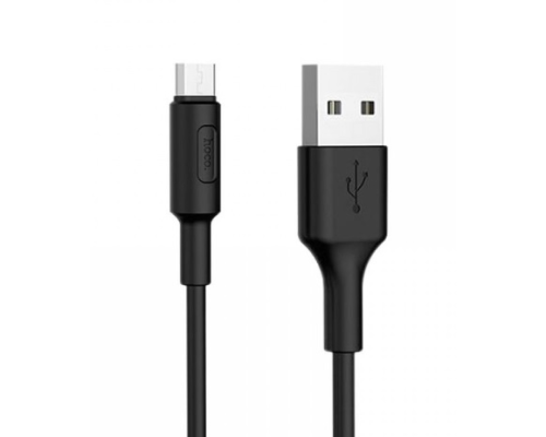 Кабель Hoco X25 Soarer, Micro-USB, 1A, Black, довжина 1,2 м, BOX