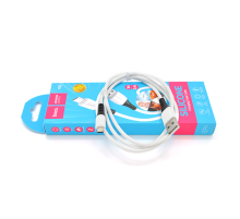 Кабель Hoco X82 silicone, Micro-USB, 2.4A, White, довжина 1м, BOX