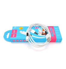 Кабель Hoco X82 silicone, Micro-USB, 2.4A, White, довжина 1м, BOX