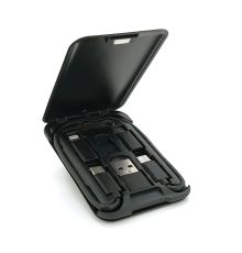 Кабель KSC-325 KUHE 3 in 1 Micro / Iphone / Type-C, 3A, довжина 1м, Black, BOX