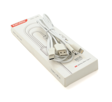 Кабель KSC-078 BAITONG charging data cable3 in 1 Micro / Iphone / Type-C, довжина 1м, White, BOX