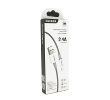 Кабель iKAKU KSC-723 GAOFEI smart charging cable for iphone, Black, довжина 1м, 2.4A, BOX