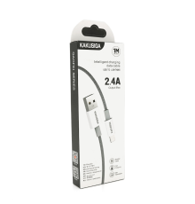 Кабель iKAKU KSC-723 GAOFEI smart charging cable for iphone, Black, довжина 1м, 2.4A, BOX