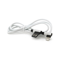 Кабель iKAKU KSC-028 JINDIAN charging data cable for iphone, Silver, довжина 1м, 2.4A, BOX Кабель iKAKU KSC-028 JINDIAN charging data cable for iphone, Silver, довжина 1м, 2.4A, BOX