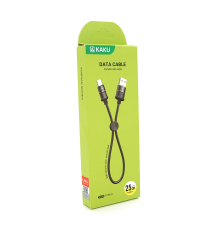 Кабель iKAKU KSC-351 XUNDIAN series for iphone, Black, довжина 0,25м, 5А, BOX