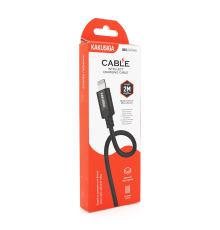 Кабель iKAKU KSC-698 XIANGSU Smart fast charging data cable for iphone, Black, довжина 2м, BOX
