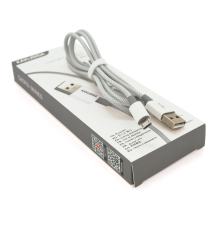Кабель iKAKU KSC-723 GAOFEI smart charging cable for micro, Gray, довжина 1м, 2.4A, BOX