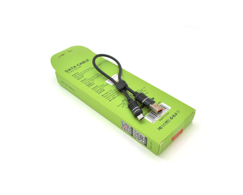 Кабель iKAKU KSC-351 XUNDIAN series for micro, Black, довжина 0,25м, 5А, BOX Кабель iKAKU KSC-351 XUNDIAN series for micro, Black, довжина 0,25м, 5А, BOX