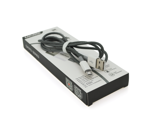 Кабель iKAKU KSC-723 GAOFEI smart charging cable for micro, Black, довжина 1м, 2.4A, BOX Кабель iKAKU KSC-723 GAOFEI smart charging cable for micro, Black, довжина 1м, 2.4A, BOX