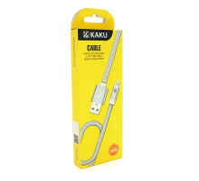 Кабель iKAKU KSC-090 XINGGUANG series for mirco, Silver, довжина 2м, 2,8А, BOX