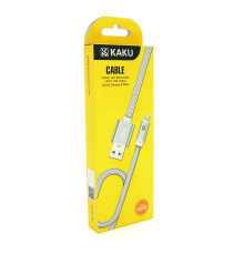 Кабель iKAKU KSC-090 XINGGUANG series for mirco, Silver, довжина 2м, 2,8А, BOX