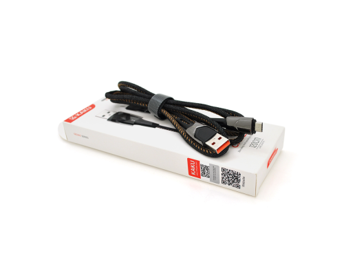 Кабель iKAKU KSC-192 GEDIAO zinc alloy charging data cable series for micro, Black, довжина 1,2м, 3,2А, BOX Кабель iKAKU KSC-192 GEDIAO zinc alloy charging data cable series for micro, Black, довжина 1,2м, 3,2А, BOX