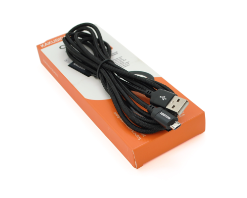 Кабель iKAKU KSC-698 XIANGSU Smart fast charging data cable for micro, Black, довжина 2м, BOX Кабель iKAKU KSC-698 XIANGSU Smart fast charging data cable for micro, Black, довжина 2м, BOX