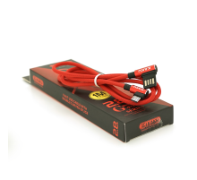 Кабель iKAKU KSC-028 JINDIAN charging data cable for micro, Red, довжина 1м, 2.4A, BOX Кабель iKAKU KSC-028 JINDIAN charging data cable for micro, Red, довжина 1м, 2.4A, BOX