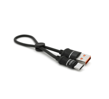Кабель iKAKU KSC-351 XUNDIAN series for TYPE-C, Black, довжина 0,25м, 5А, BOX