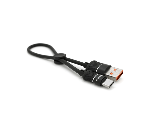 Кабель iKAKU KSC-351 XUNDIAN series for TYPE-C, Black, довжина 0,25м, 5А, BOX Кабель iKAKU KSC-351 XUNDIAN series for TYPE-C, Black, довжина 0,25м, 5А, BOX