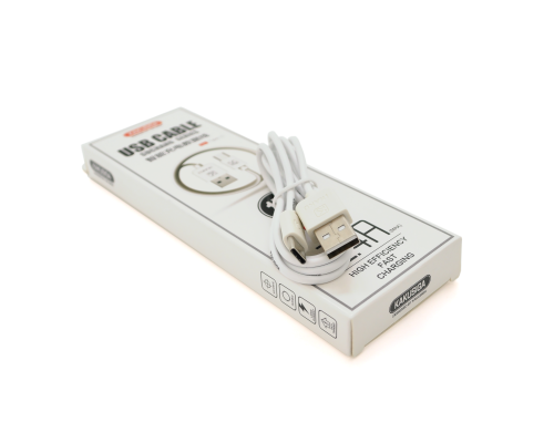 Кабель iKAKU KSC-060 SUCHANG charging data cable series for Type-C, White, довжина 1м, 2,4А, BOX