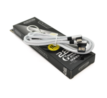 Кабель iKAKU KSC-028 JINDIAN charging data cable forType-C, Silver, довжина 1м, 2.4A, BOX