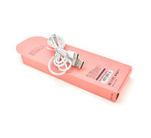 Кабель iKAKU KSC-285 PINNENG charging data cable series for Type-C, White, довжина 1м, 2,4А, BOX