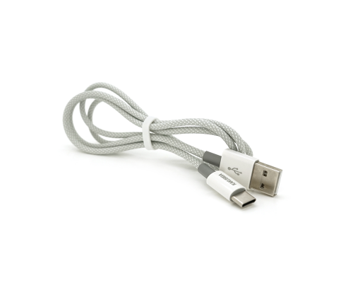 Кабель iKAKU KSC-723 GAOFEI smart charging cable for Type-C, Gray, довжина 1м, 2.4A, BOX Кабель iKAKU KSC-723 GAOFEI smart charging cable for Type-C, Gray, довжина 1м, 2.4A, BOX