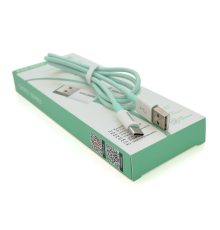 Кабель iKAKU KSC-723 GAOFEI smart charging cable for Type-C, Green, довжина 1м, 3.0A, BOX