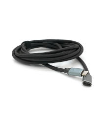 Подовжувач Type-C to Type-C (USB 3.2 GEN2 male to female), обплетення, Black, довжина 3м, підтримка 100W/10Gbps, 4K60HZ audio/video outpout, BOX