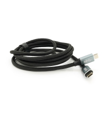 Кабель Type-C to Type-C (USB 3.2 GEN2 male to male), обплетення, Black, довжина 2м, підтримка 100W/10Gbps, 4K60HZ audio/video outpout, BOX