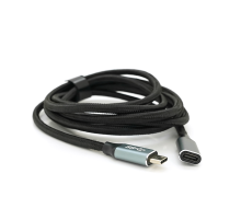 Подовжувач Type-C to Type-C (USB 3.2 GEN2 male to female), обплетення, Black, довжина 2м, підтримка 100W/10Gbps, 4K60HZ audio/video outpout, BOX