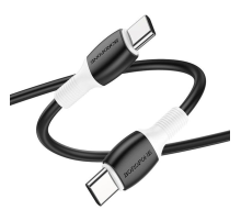 Кабель Borofone BX84, Type-C-Type-C, 3A, 60W, довжина 1м, Black, BOX
