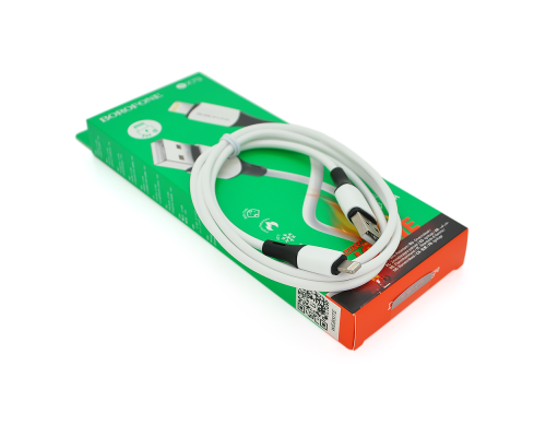 Кабель Borofone BX79, Lighting-USB, 2.4A, довжина 1м, White, BOX