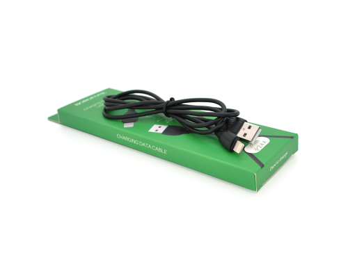 Кабель Borofone BX16, Lighting-USB, 2.4A, довжина 1м, Black, BOX