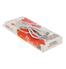 Кабель Borofone BX80, Type-C-Type-C, 3A, довжина 1м, White, BOX