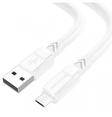 Кабель Borofone BX81, USB-Micro, 2.4A, довжина 1м, White, BOX