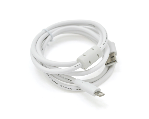 Кабель HIGH SPEED USB c ФІЛЬТРОМ для Iphone 5/6 - Ipad 4 білий 1.5M BOX