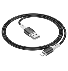 Кабель Borofone BX79, Lighting-USB, 2.4A, довжина 1м, Black, BOX
