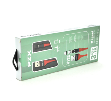 Кабель магнітний PZX V133, Lighting, Output, 3.1A, Red, довжина 1м, BOX