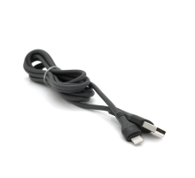 Кабель EMY MY-742, Lighting, 2.4A, Black, довжина 1м, BOX