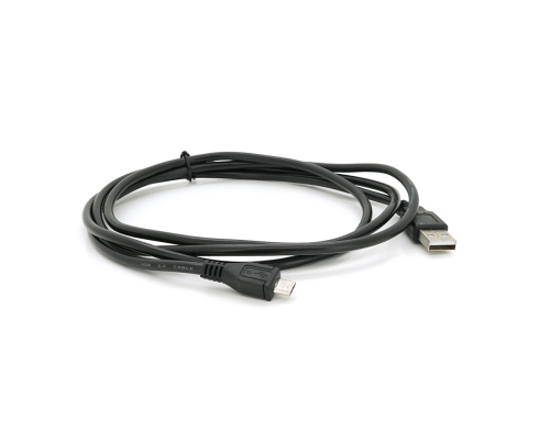 Кабель USB 2.0 (AM/Miсro 5 pin) 1,5 м, чорний, Пакет Q250