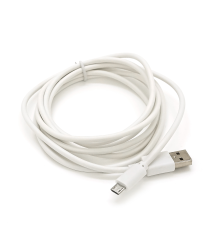 Кабель USB 2.0 (AM/Miсro 5 pin) 2,0м, білий, Пакет