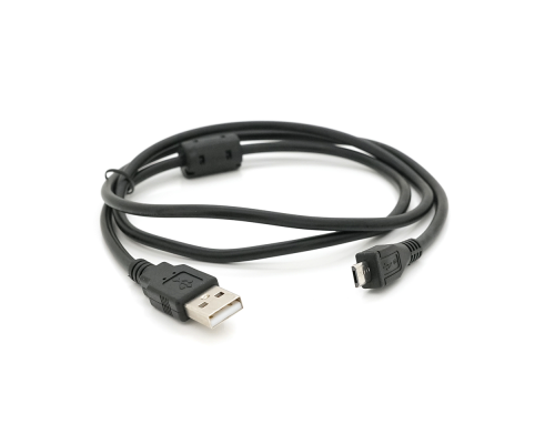 Кабель USB 2.0 (AM / Місго 5 pin) 1,0м, 1 ферит чорний, ОЕМ, Q500