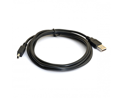 Кабель USB 2.0 (AM / Mini 5 pin) 1,5м, чорний Кабель USB 2.0 (AM / Mini 5 pin) 1,5м, чорний