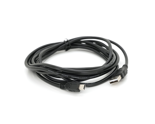 Кабель USB 2.0 (AM/Mini 5 pin) 3,0 м, чорний